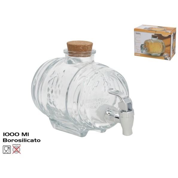 BARRIL DISPENSADOR DE LIQUIDOS JULIA 1000ML