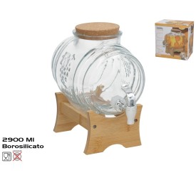 BARRIL DISPENSADOR DE LIQUIDOS C/SOPORTE JULIA 290