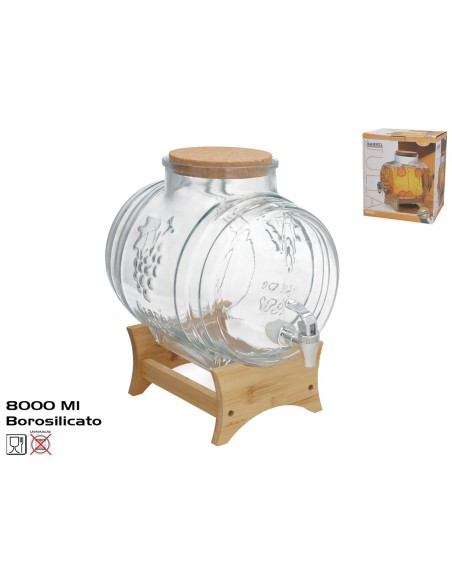 BARRIL DISPENSADOR DE LIQUIDOS C/SOPORTE JULIA 800