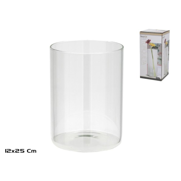 FLORERO TURQUETA 12X25CM