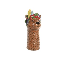 JARRON CERAMICA 16X16X38 ANIMAL MARRON