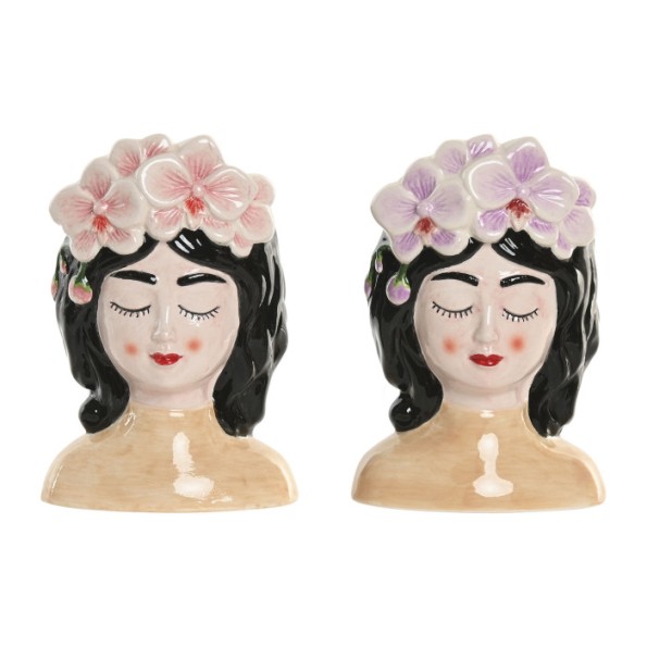 MACETERO CERAMICA 8X7X12 CHICA 2 SURT.