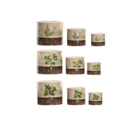 MACETERO SET 3 CERAMICA 13,6X13,6X11,8 HIERBAS 3 S