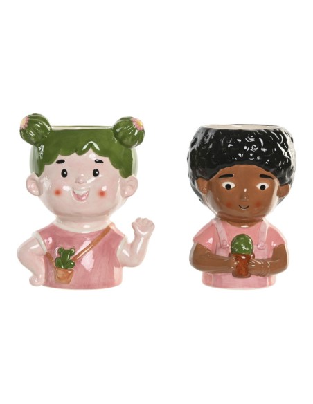 MACETERO CERAMICA 11X11X16 CHICA CACTUS 2 SURT.