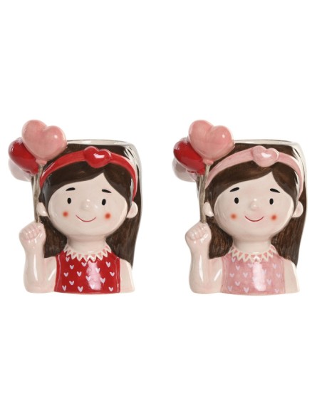 MACETERO CERAMICA 12X9X16 CHICA 2 SURT.