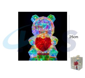 OSITO LUMINOSO 150 LED 25CM (CON USB)