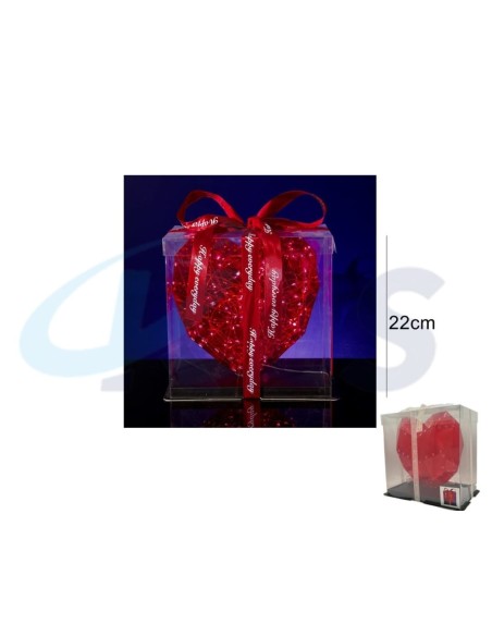 DECORACION 240 LED LOVE CON CORAZON 40CM USB