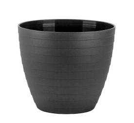 MACETA FLORENZIA H D30/NEGRO