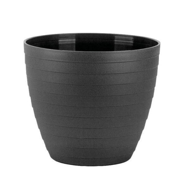 MACETA FLORENZIA H D30/NEGRO