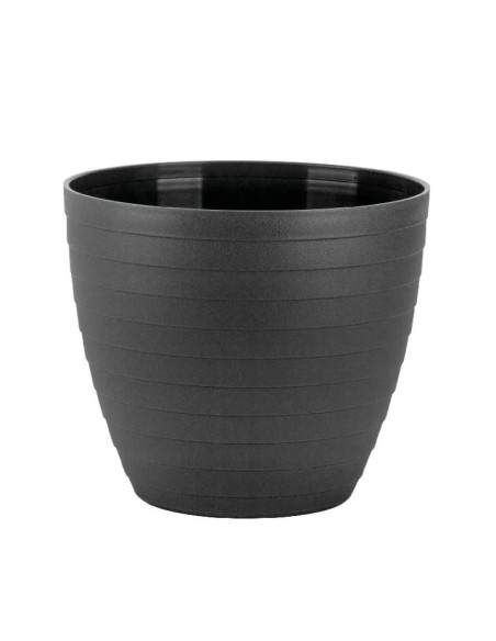 MACETA FLORENZIA H D30/NEGRO