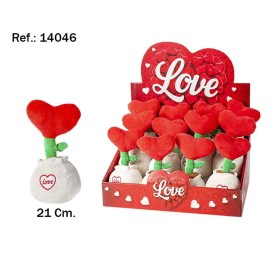 MACETA CORAZON LOVE 21CM. EN EXP. (12)(72)