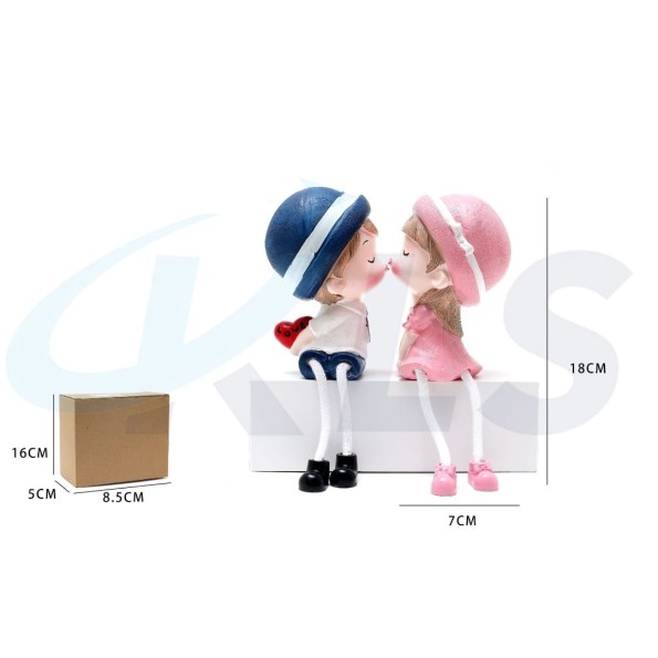 FIGURA DECORACION ENAMORADOS MARINERO