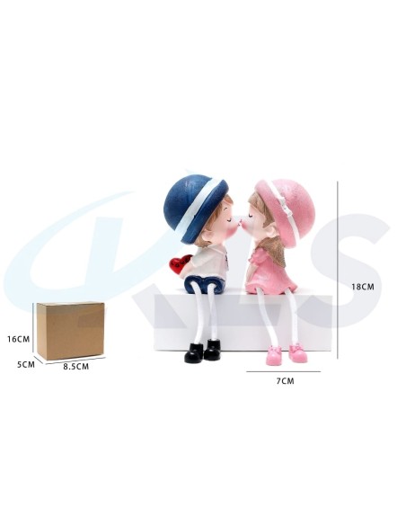 FIGURA DECORACION ENAMORADOS MARINERO