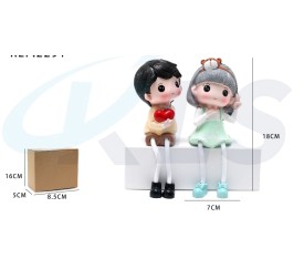 FIGURA ENAMORADOS CORAZON