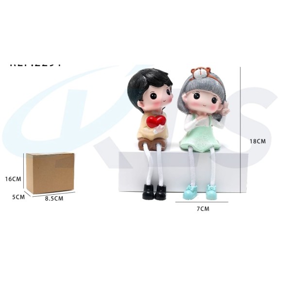 FIGURA ENAMORADOS CORAZON