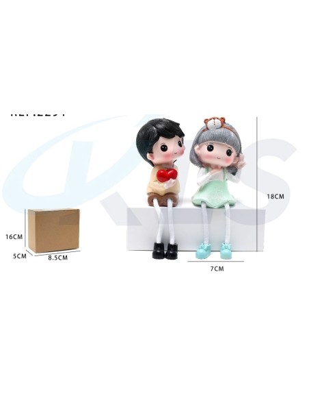 FIGURA ENAMORADOS CORAZON