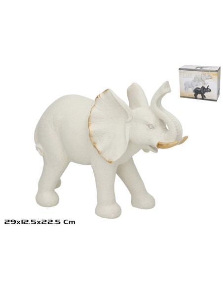 ELEFANTE FELIZ 29X12.5X22.5CM ARENA