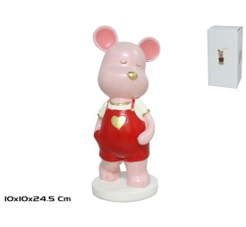 OSITO TIMIDO CORAZON 10X10X24.5CM