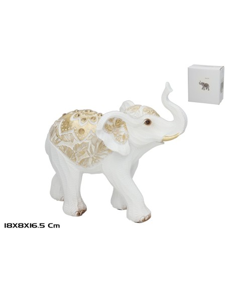 ELEFANTE FELIZ JAIPUR 18X8X16.5CM