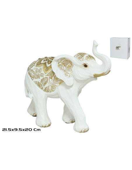 ELEFANTE FELIZ JAIPUR 21.5X9.5X20CM