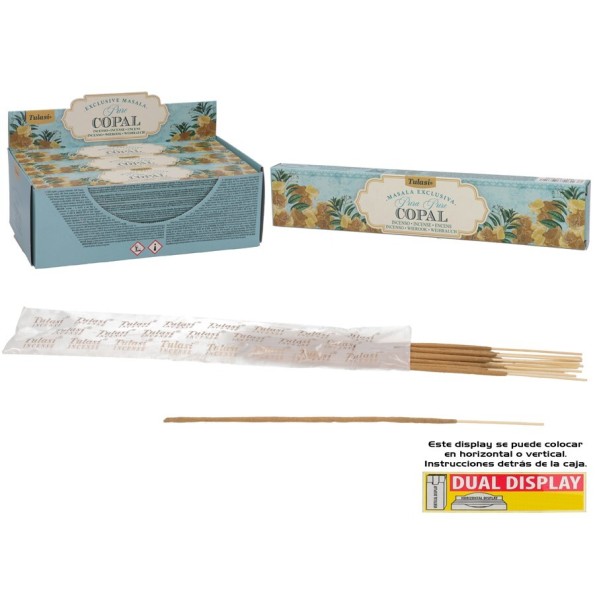 INCIENSO 15G 14 STICKS EXCLUSIVE MASALA PURE COPAL