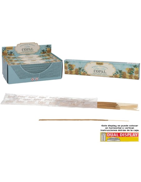 INCIENSO 15G 14 STICKS EXCLUSIVE MASALA PURE COPAL