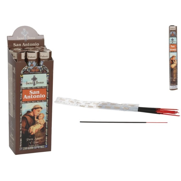 INCIENSO 24G 20 STICKS SACRED AROMA SAN ANTONIO