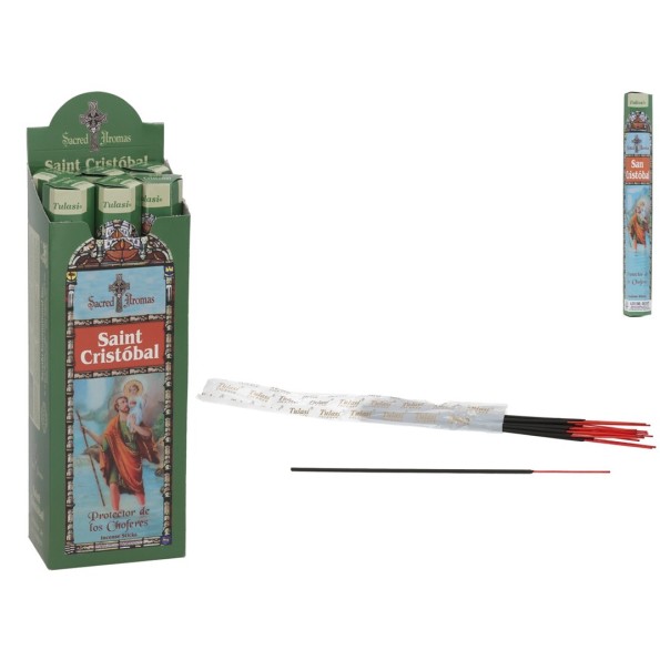 INCIENSO 24G 20 STICKS SACRED AROMA SAN CRISTOBAL