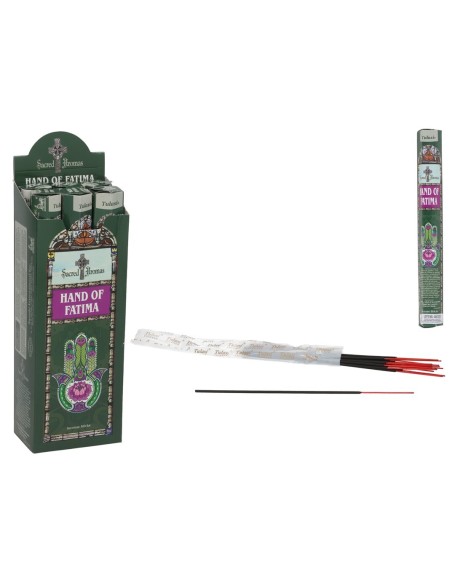 INCIENSO 24G 20 STICKS SACRED AROMA MANO FATIMA