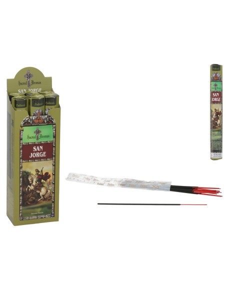 INCIENSO 24G 20 STICKS SACRED AROMA SAN JORGE