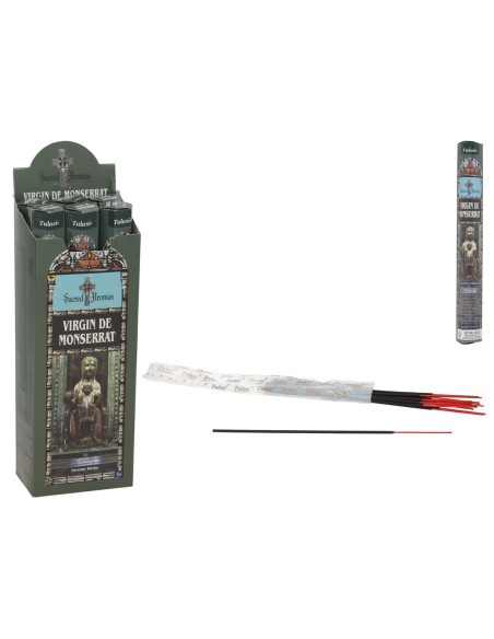 INCIENSO 24G 20 STICKS SACRED AROMA VIRGEN MONSERR