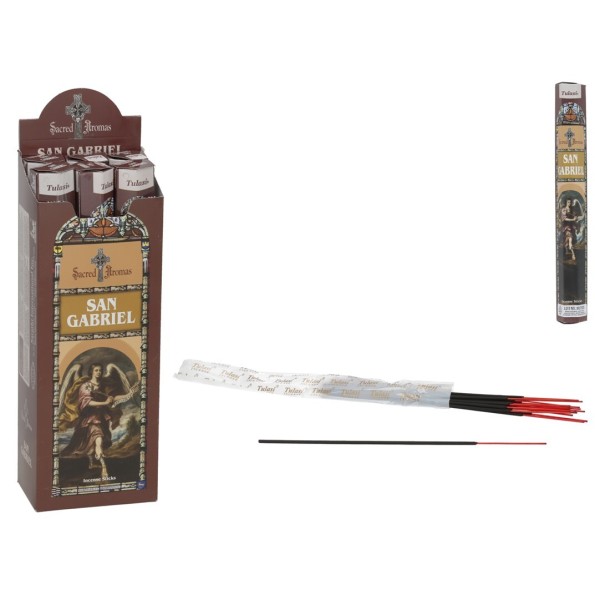 INCIENSO 24G 20 STICKS SACRED AROMA SAN GABRIEL
