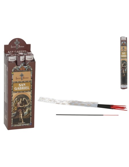 INCIENSO 24G 20 STICKS SACRED AROMA SAN GABRIEL
