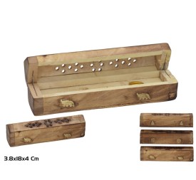 CAJA PORTA INCIENSOS 18X3,8X4 CM 3 SURT. DEEPIKA