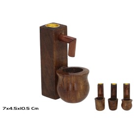 QUEMADOR DE INCIENSO VISHNU 3 SURT. 4,5 X 6 X 10 CM