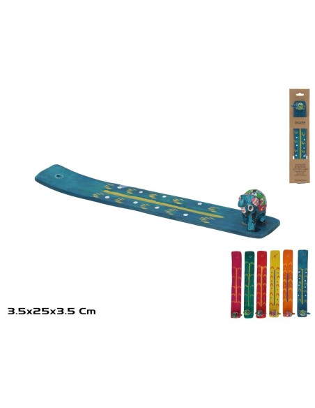 QUEMADOR DE INCIENSO ELEFANTE AGNI 6 SURT. 25 X 3,