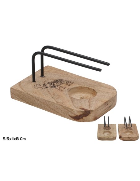 QUEMADOR DE PALO SANTO 13CM 2STD KARTIKEYA