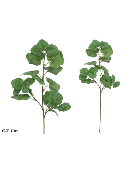 VARA HOJA GERANIO X 22 - 67 CM (VERDE)