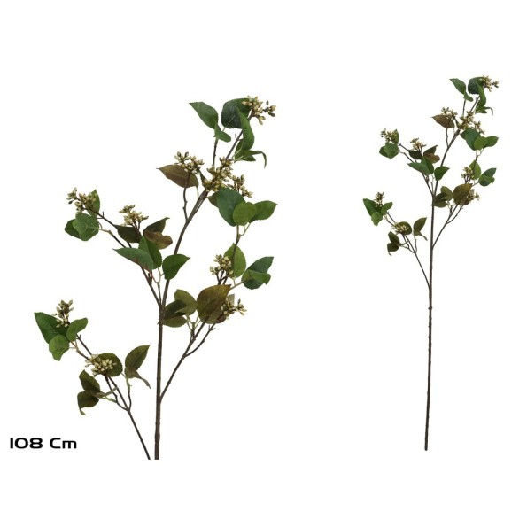 VARA HOJAS C/ SEMILLAS 108 CM (VERDE)