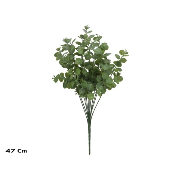 RAMO EUCALIPTO X 12 - 47 CM (VERDE)
