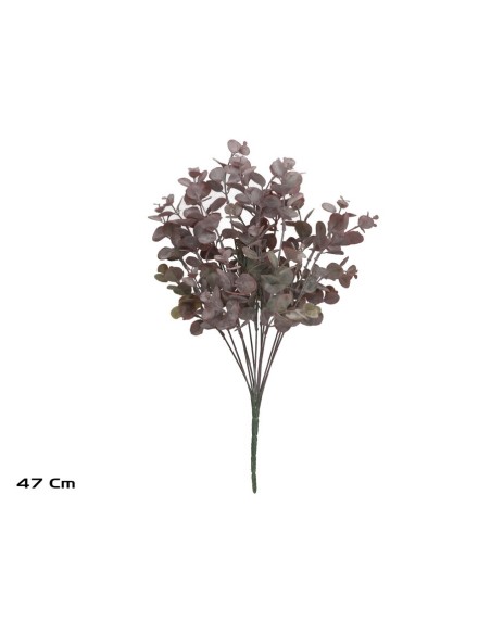 RAMO EUCALIPTO X 12 - 47 CM (BURDEOS)