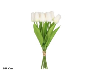 ATADO TULIPANES X 8 -35 CM (BLANCO)