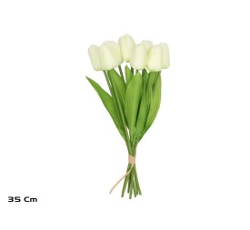 ATADO TULIPANES X 8 -35 CM (CREMA)