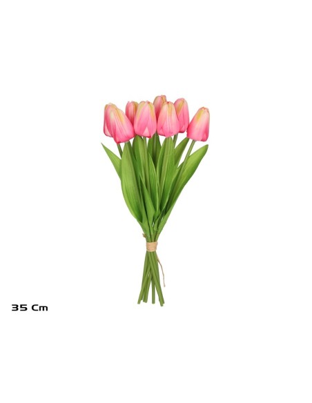 ATADO TULIPANES X 8 -35 CM (TE)