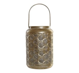 PORTAVELA METAL 15X15X23 DESGASTADO DORADO