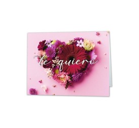 MINI CARD CORAZON TE QUIERO ( 49224)