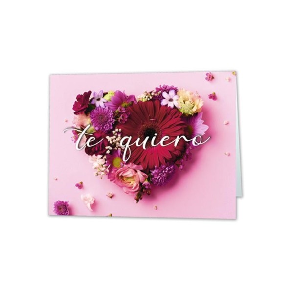 MINI CARD CORAZON TE QUIERO ( 49224)