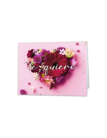 MINI CARD CORAZON TE QUIERO ( 49224)