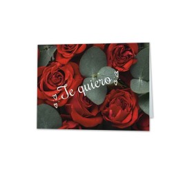 MINI CARD ROSASTE QUIERO