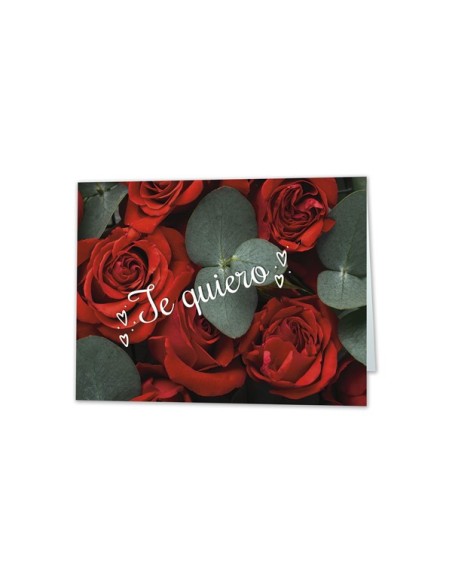 MINI CARD ROSASTE QUIERO